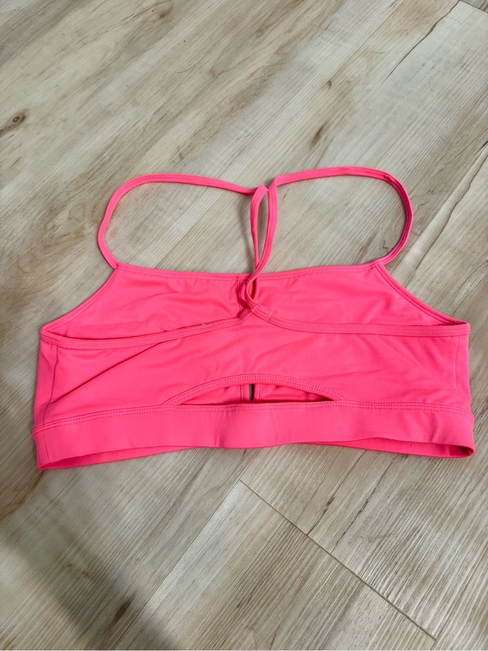 Free People Movement Pink Cutout Sports Bra – Size Large - Picture 4 of 5